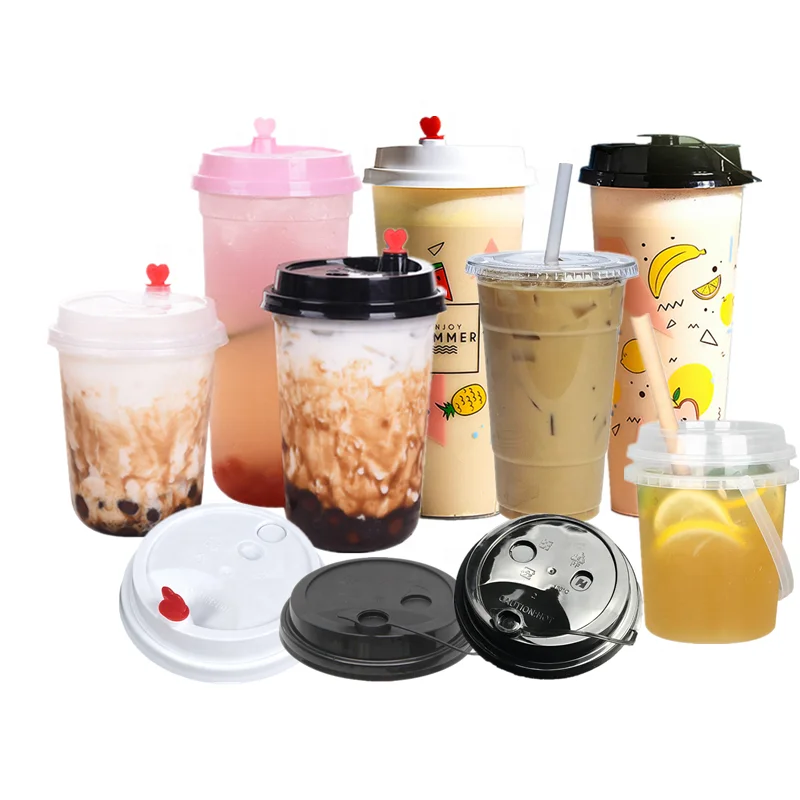China Factory Price Hot Stamping Printing 98Mm 20Oz Clear Plastic Cups For Coke Juice
