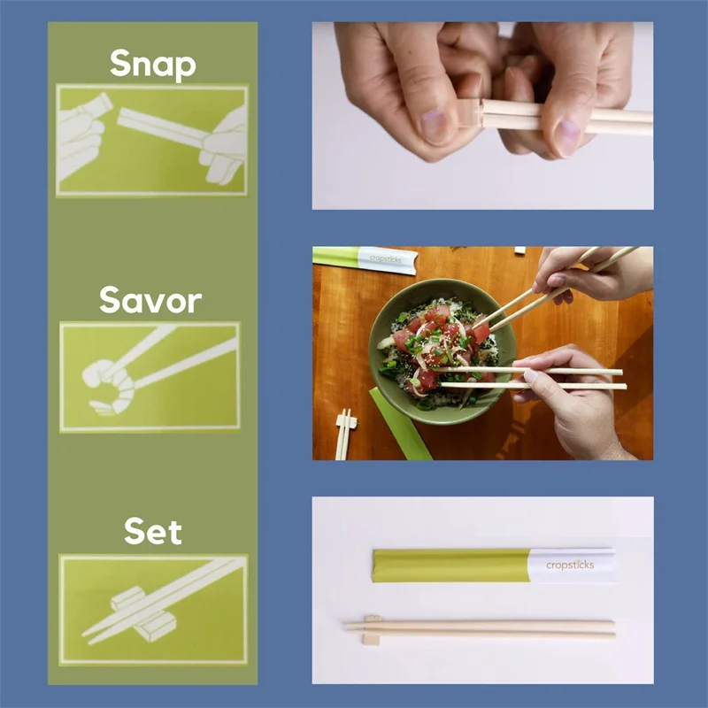 Creative Promotion Shipping Diamonds Chopsticks Bamboo With Pouch For Sushi