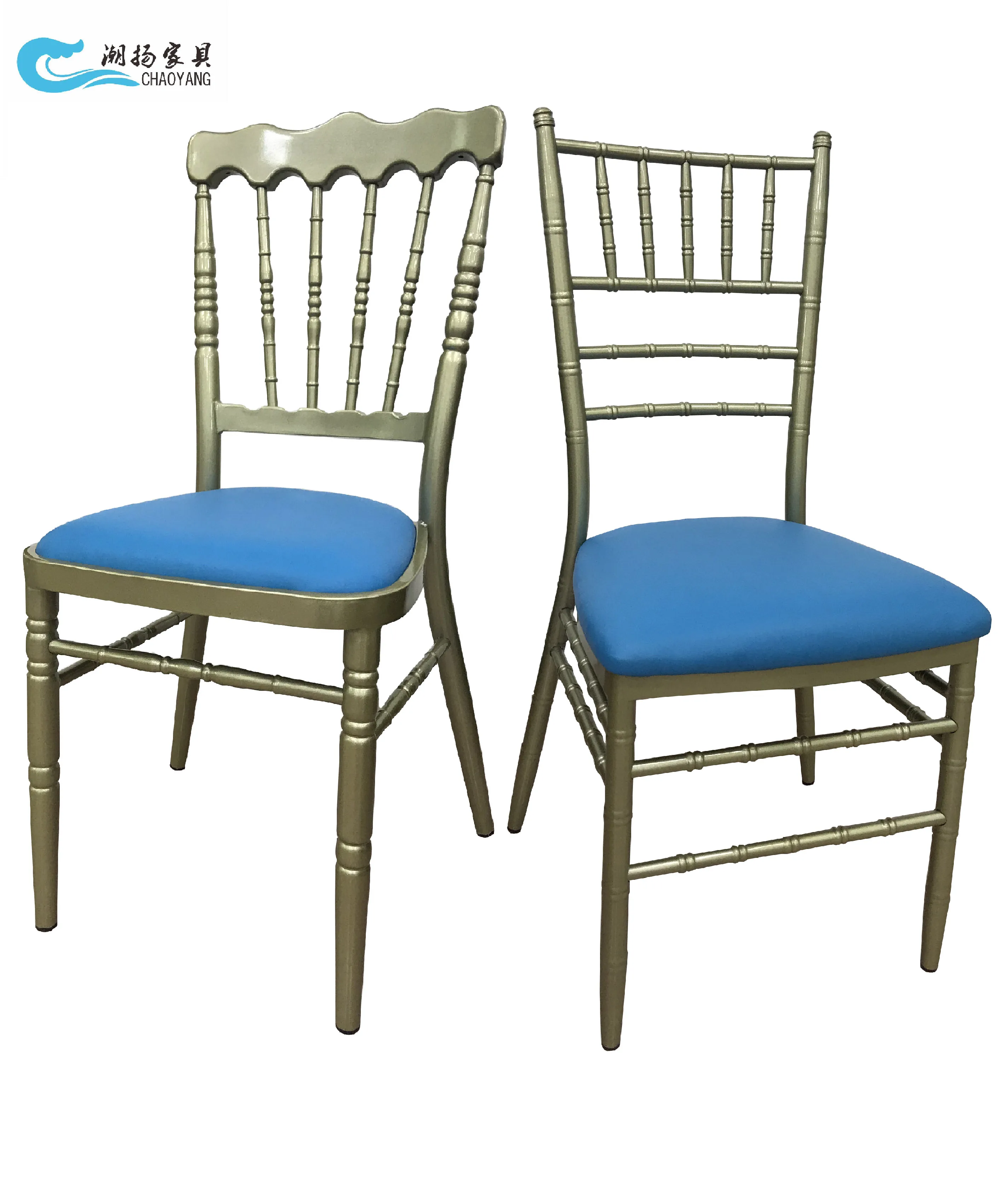 Wholesale Aluminum Transparent Clear Napoleon Chair