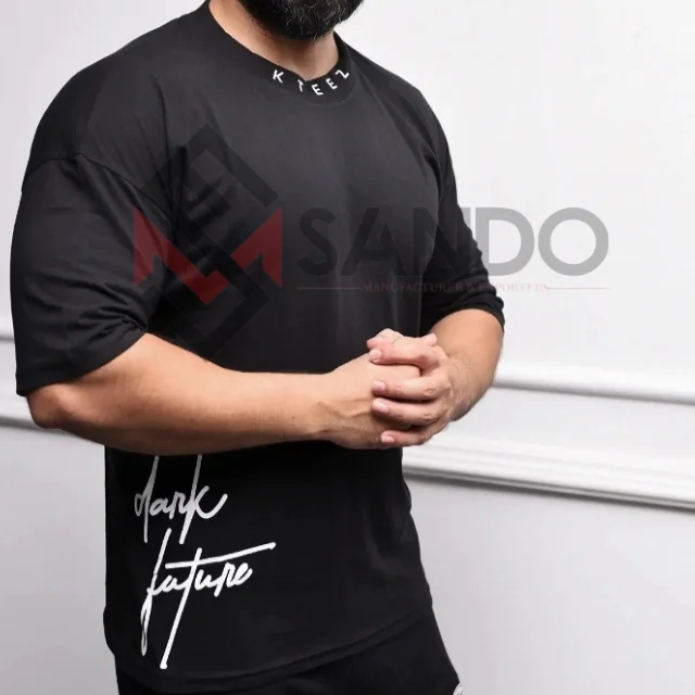 Summer Short Sleeve Customize Logo oversized T shirt for men oversized tshirt men