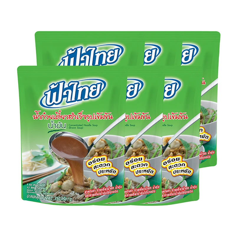 
Fa Thai Concentrated Instant Noodle Soup 350g x 6 Sachets 