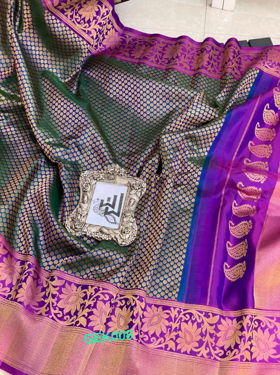 Gadwal pure silk brocket sari saree