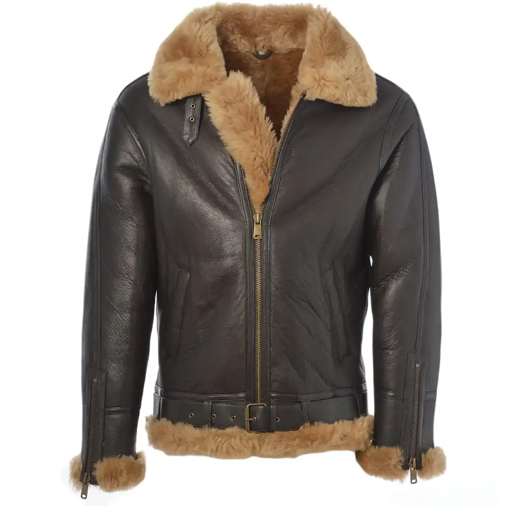 
Leather Company Sheepskin Flying Jacket 