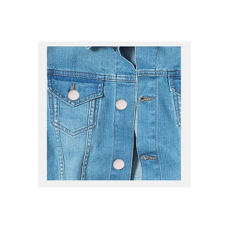 
Women Denim Jacket New Fashion Jacket Plus Size Short Standard Hiphop,denim Jacket Fur Filling Denim Shell Character Pattern 