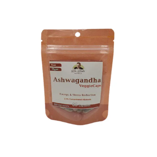 
Ashwagandha Veggie Capsules (60 Capsules) 
