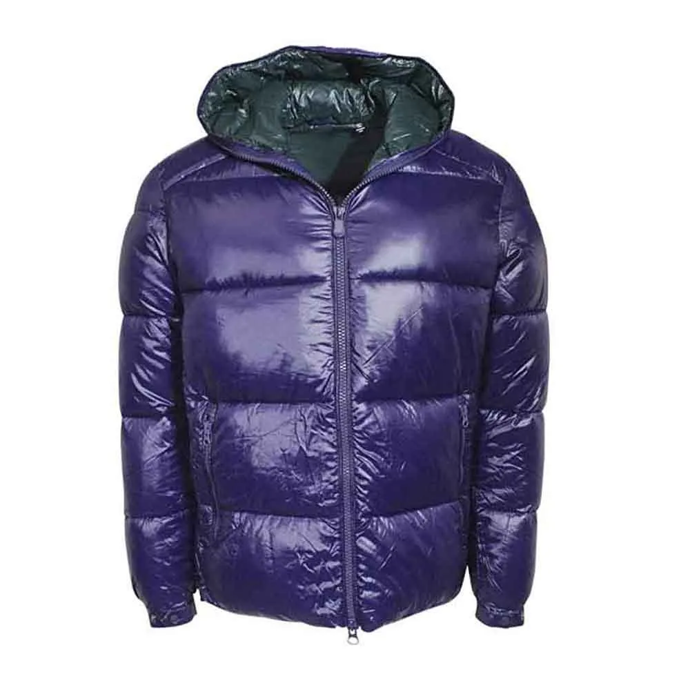High Quality Winter Cotton Wind Jacket Color Block Funnel Neck Puffer Jacket Mens Jackets Coats