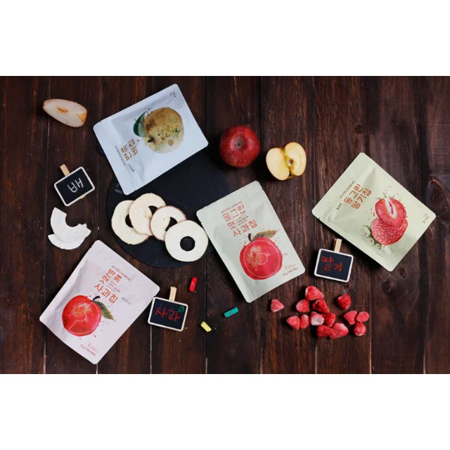 
Premium strawberries fruit chips organic baby made in Korea 