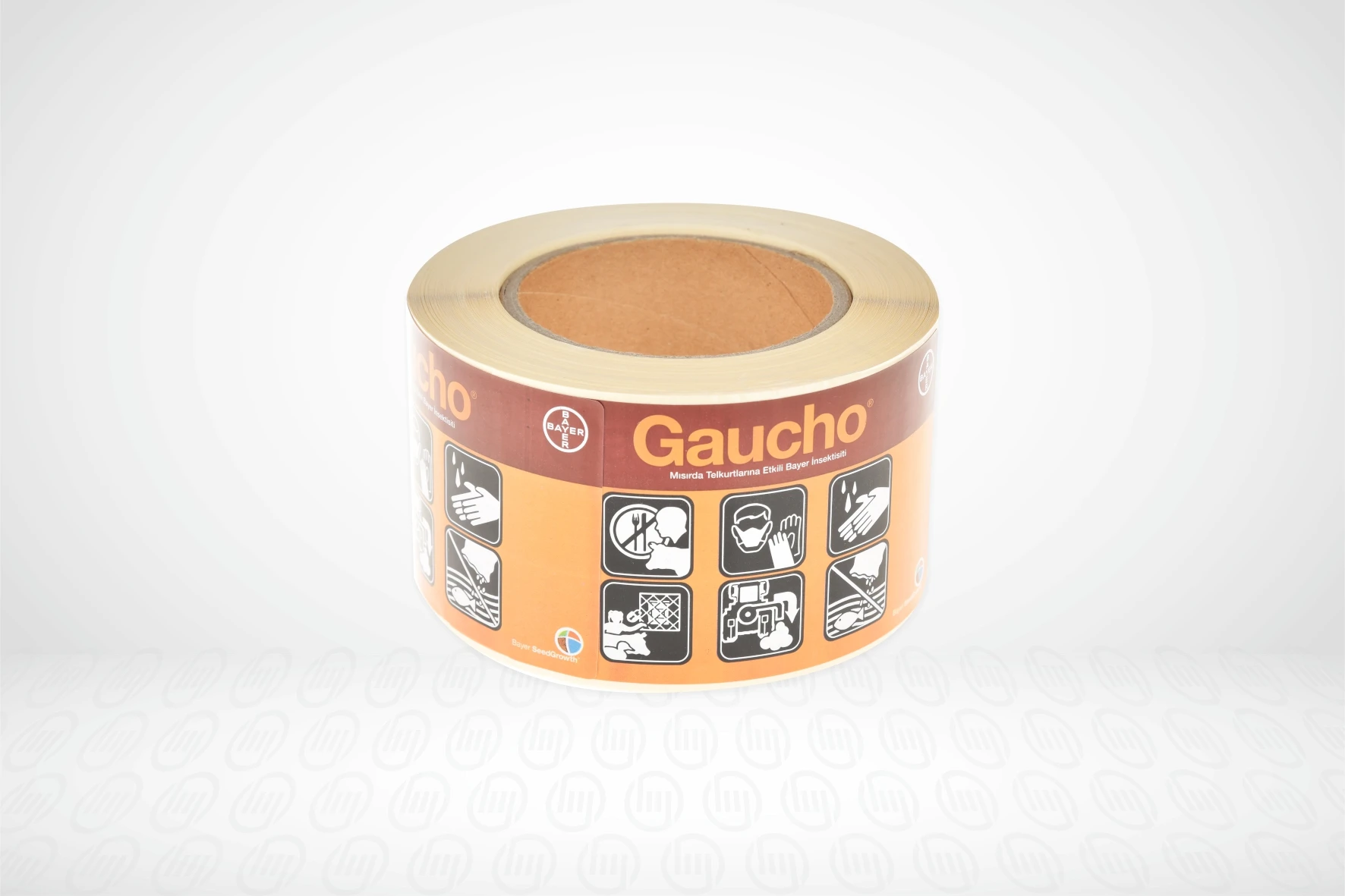 Клейкая лента в рулоне наполовину режущий нож с цветным принтом