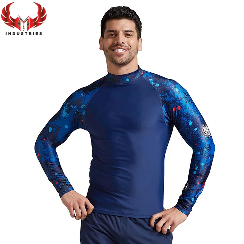 Куртка унисекс с длинным рукавом рубашки коротким Рашгард для премиум качества оптом мужчин Новый взрослых Сыпь гвардии