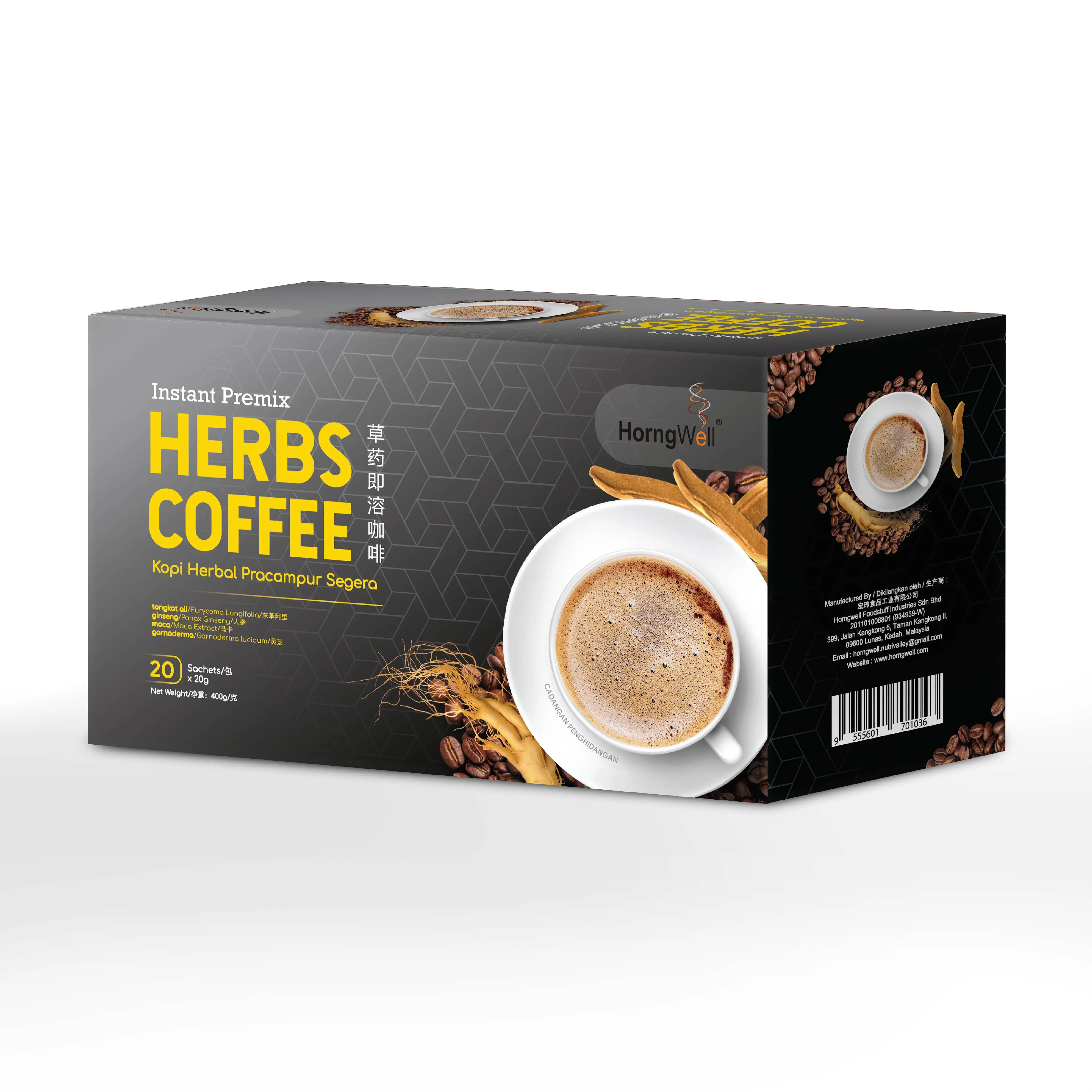 Nature Herbs Health Coffee Maca and Tongkat Ali Instant Coffee