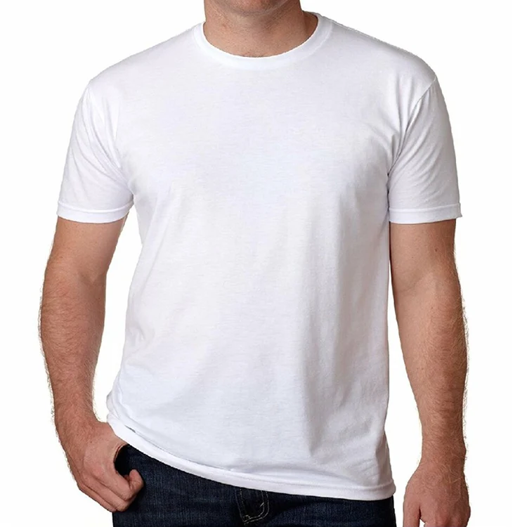 China Wholesale Cheap Bulk Plain White T Shirts Men High Quality Short Sleeve 100% Combed Cotton  Fancy Blank Tshirts No Label