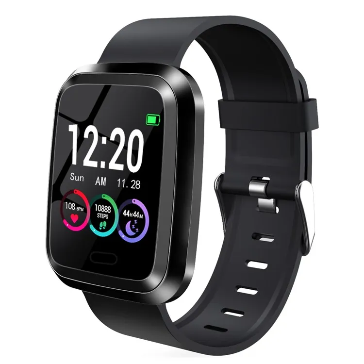 
The L7 real 3ATM waterproof performance mobile payment BT music message notification waterproof smart fitness bracelet tracker 