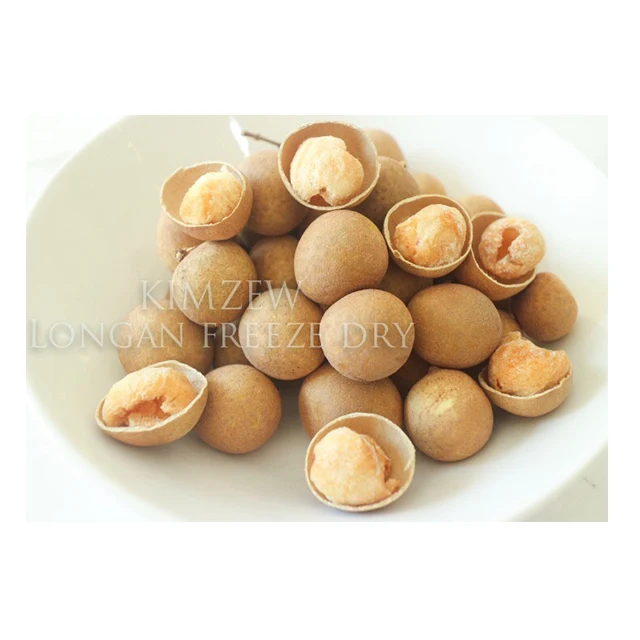 Freeze Dried Longan Box Top Grade Jumbo Fruits Golden Green Tropical Fruits Premium Quality from Thailand for Export