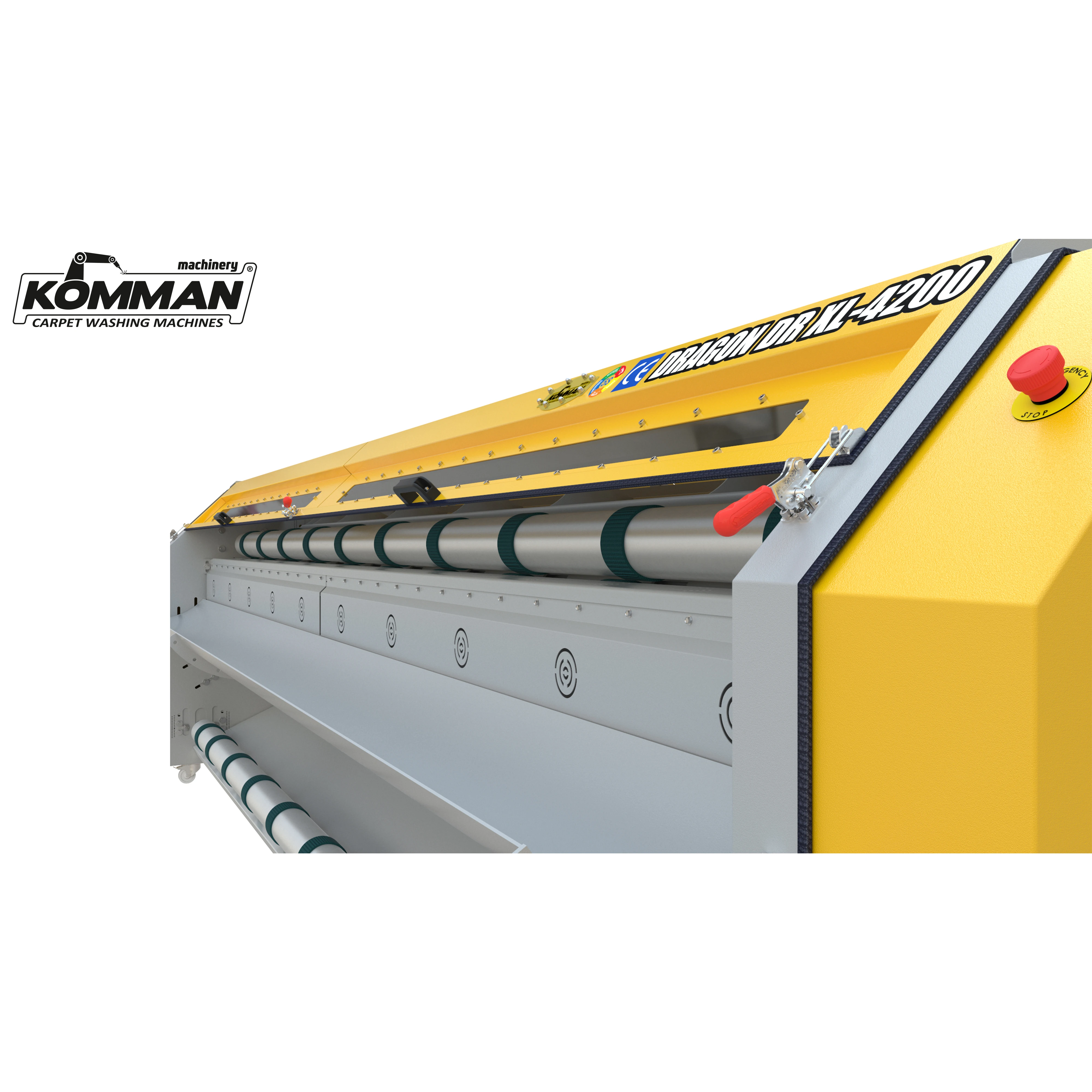 
Automatic Industrial Carpet/Rug Dusting Machine- Commercial Rug Duster. 4.20 meters conveyor surface 