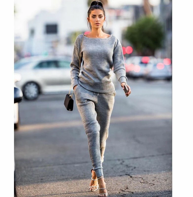 High Quality 2 Piece Clothing Sport Velour Sexy Tracksuit Set Woman Tracksuits For Women