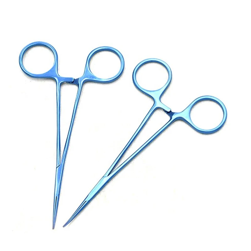 
Ophthalmic Surgical Instruments Titanium 12.5cm Halsted Forceps Needle Holder Forceps 