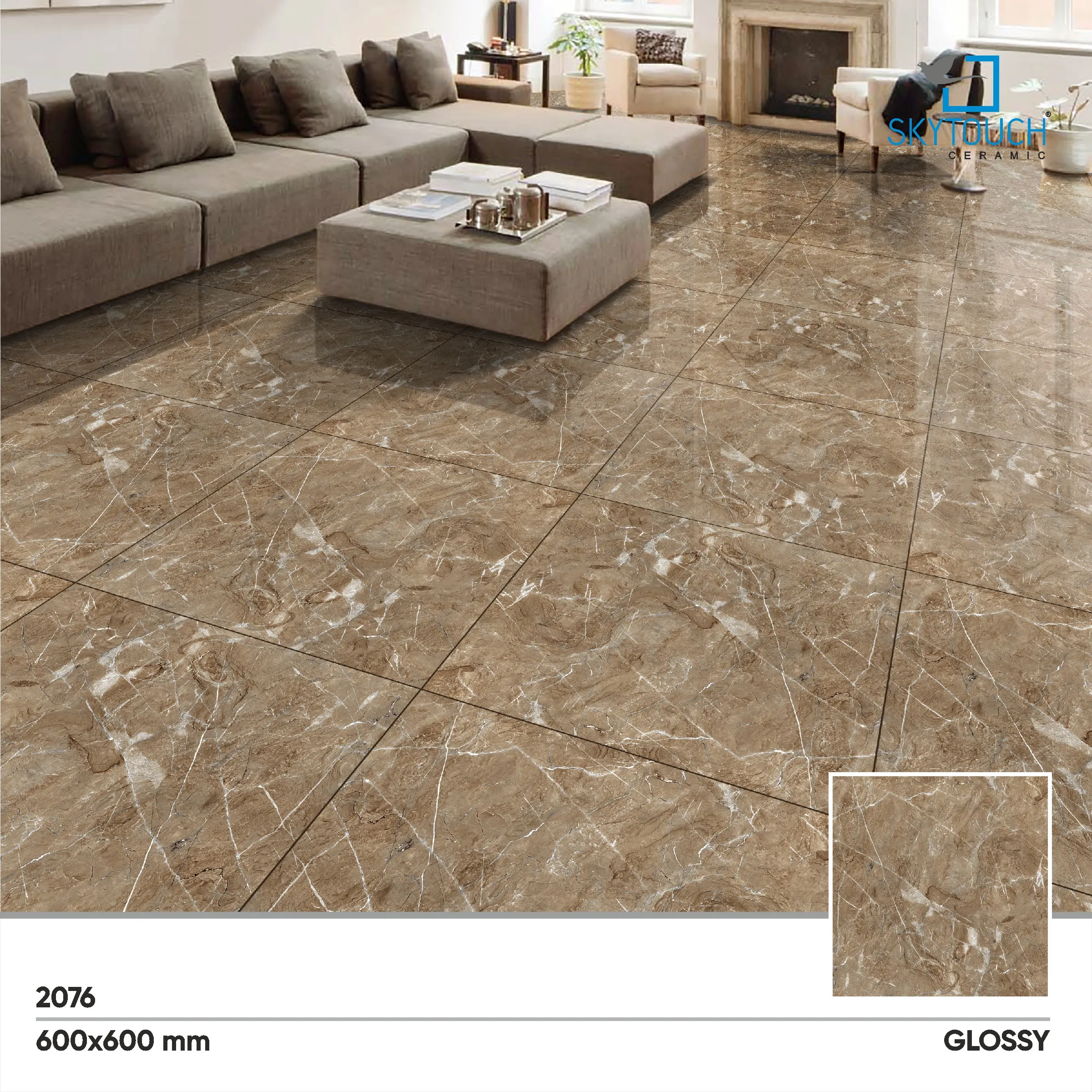 Gold Yellow Colored Harmony Series Bright Look  Polished Glazed Marble Porcelanto Porcelain Tile Floor Marble Ceramic Tiles