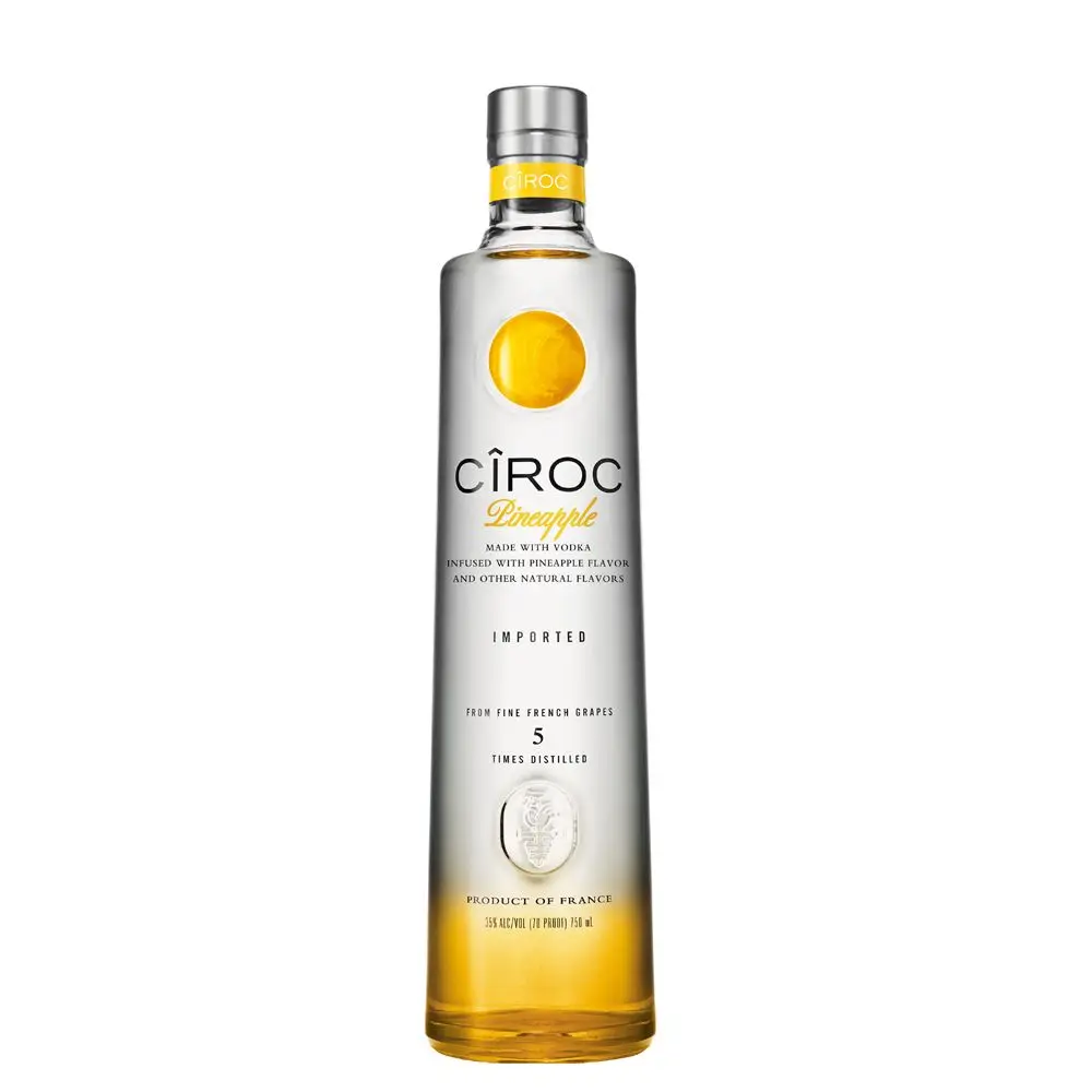 
Vodka Ciroc Pineapple 0,70 Litros 37,5% (R) 0.70 L. 