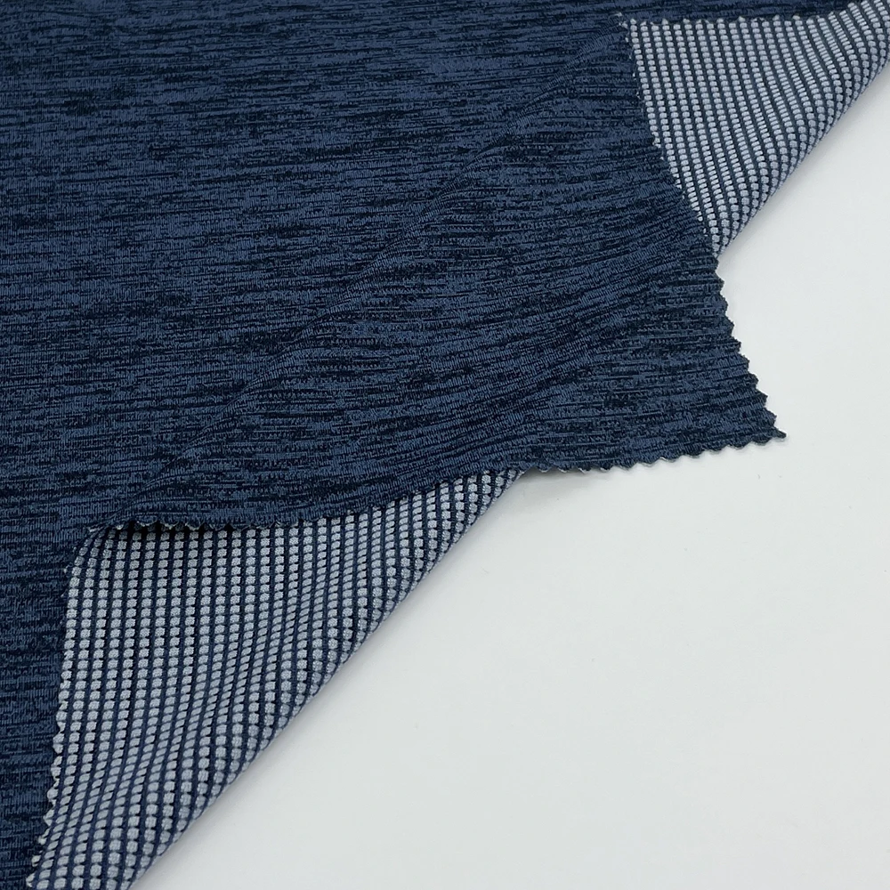 Customizable Designed  75%POLYESTER 25% POLYPROPYLENE Single Dye Interlock Fabric with Wicking Finish