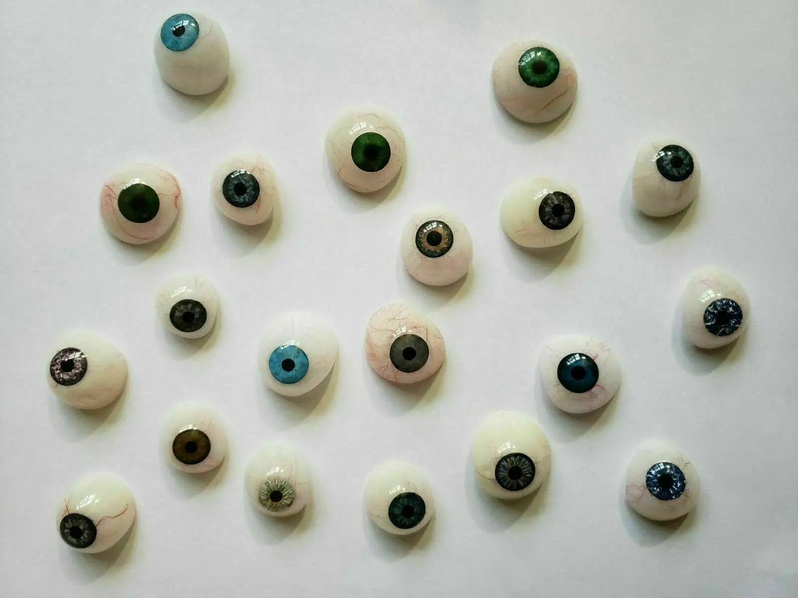  Искусственные глаза темно-коричневого цвета натуральные и реалистичные протезы 2 шт. Бесплатная доставка