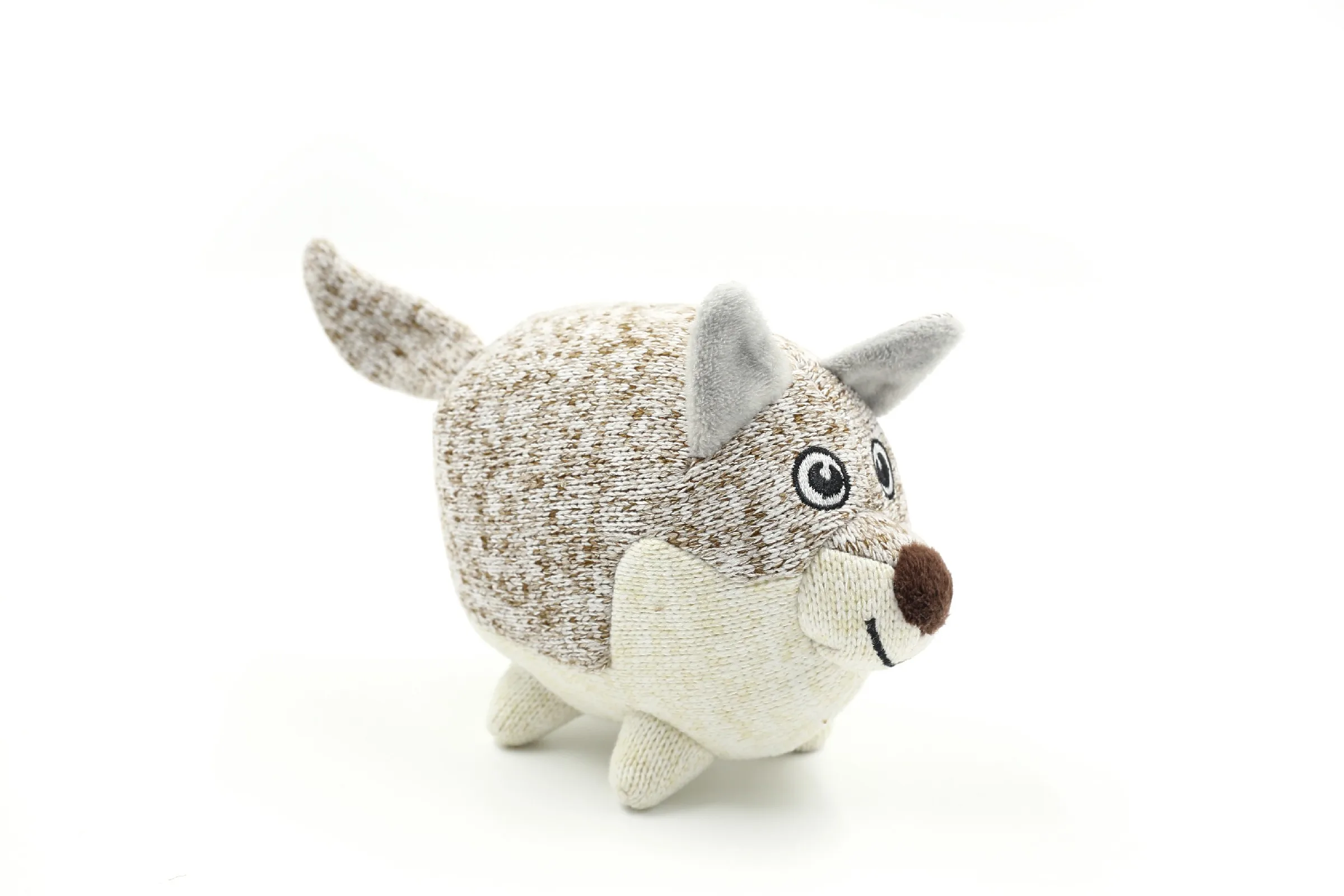 New original knit ball dog squeaky plush toy pet dog toy Squeaky  Plush indestructable dog toy