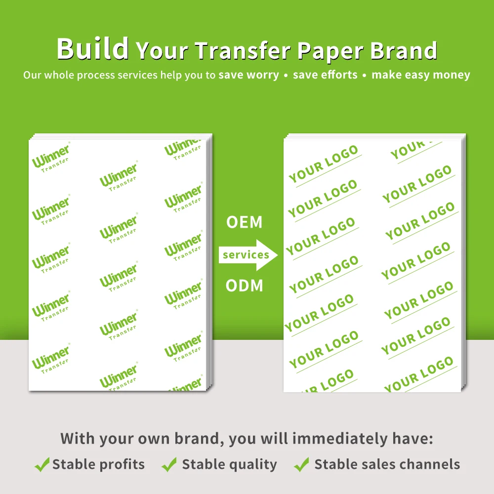 Top seller Pack of 100 Sheets Classic laser printer cold water transfer film for business use