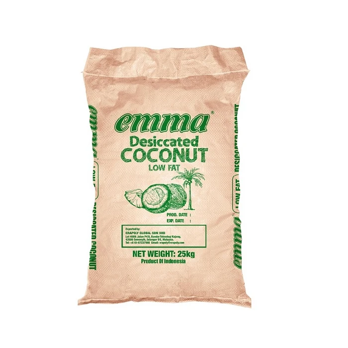 EMMA High Fat Desiccated Coconut - Fine / Medium 65% White Flake