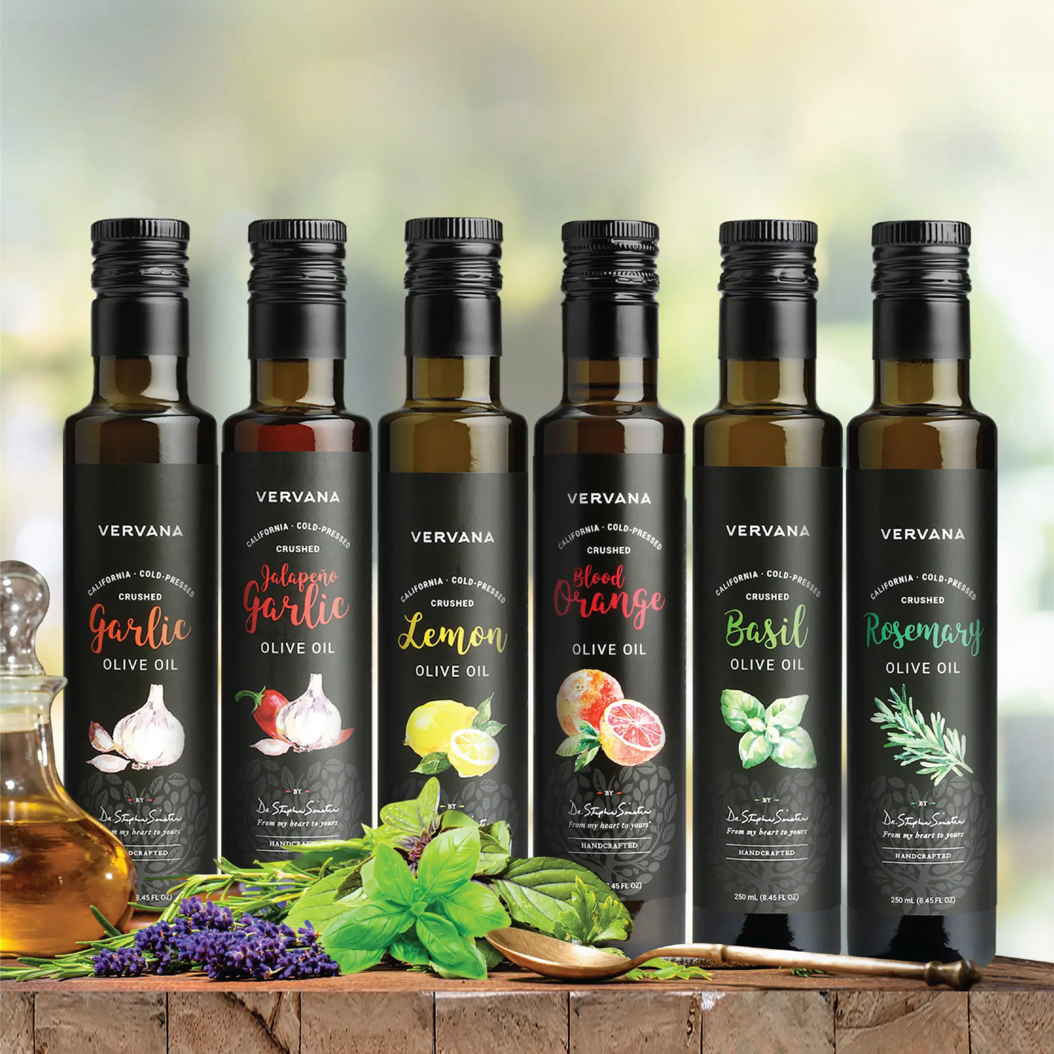  Холоднопрессованное измельченное оливковое масло Vervana California со вкусом апельсина и измельченной крови 250 мл (8 45 жидких