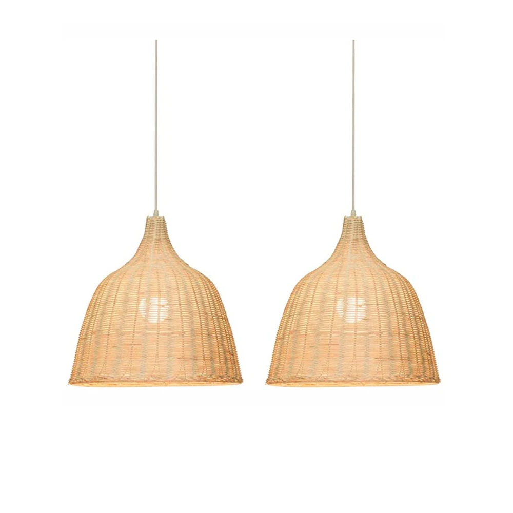 Modern Bamboo Lampshade Rattan light decorative lamp