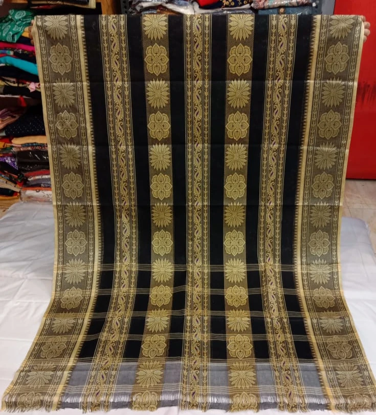 Модное индийское женское сари ручной работы этнический традиционный дизайнерский из хлопка индийского рынка