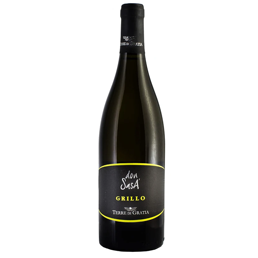Special Offer - Terre di Gratia - Italian White Wine Don Sasa Grillo Organic DOC Sicilia 75cl