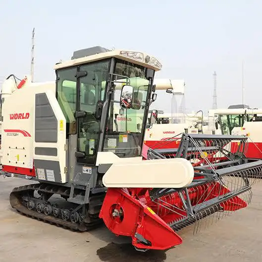 Best Super Quality WORLD BRAND Agriculture Full Feed functional combines harvesters for rice and wheat harvesting