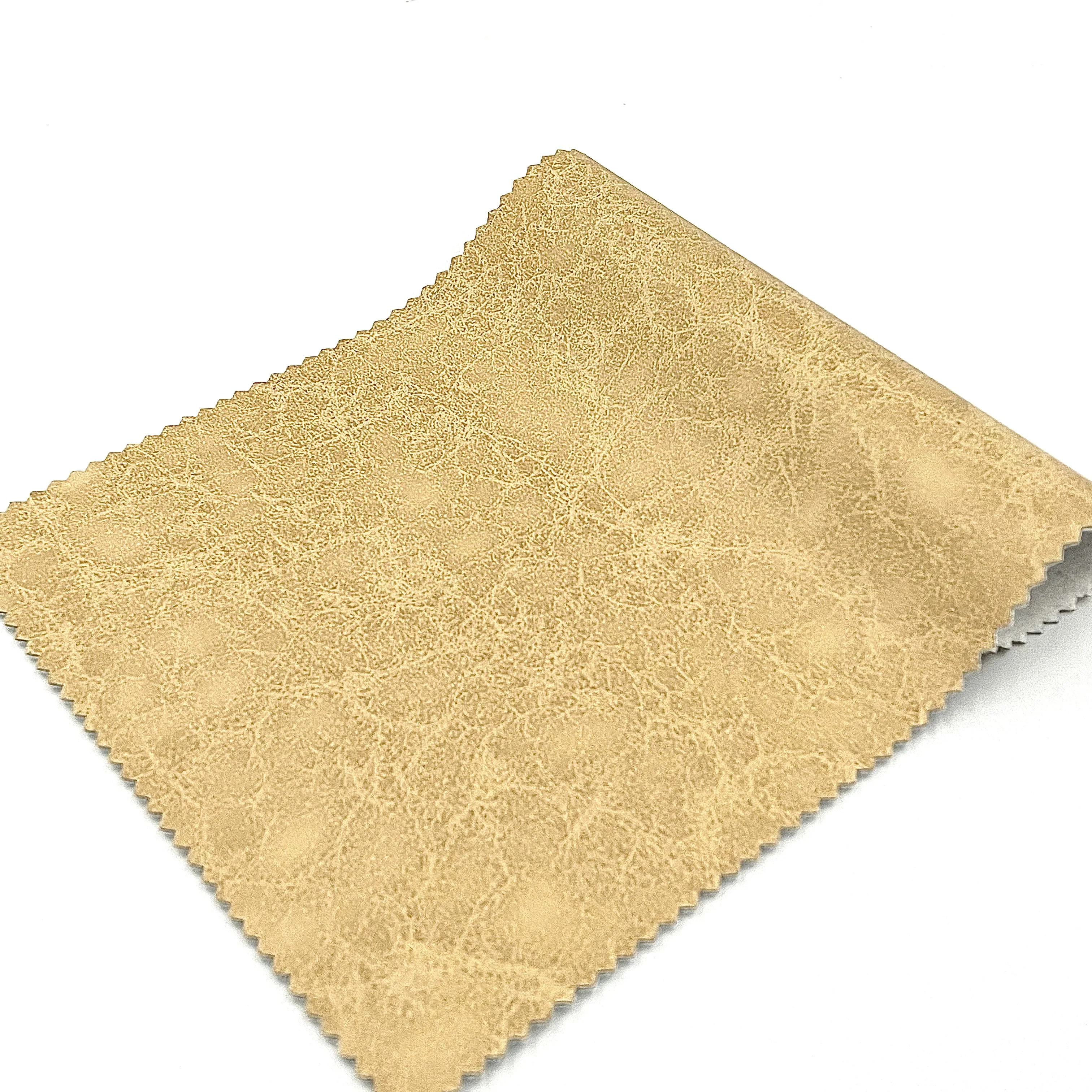 EPO High Quality Eco Friendly Two Toned Waterproof Recycled PVB Foamed Faux Leather for Home Decor