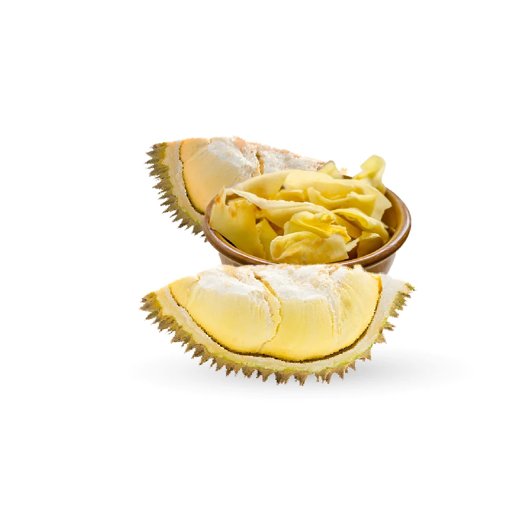 GMP Certificated  Fried Processing Type Salty Taste Fruit Origin Durian Crispy Chip Export From Thailand