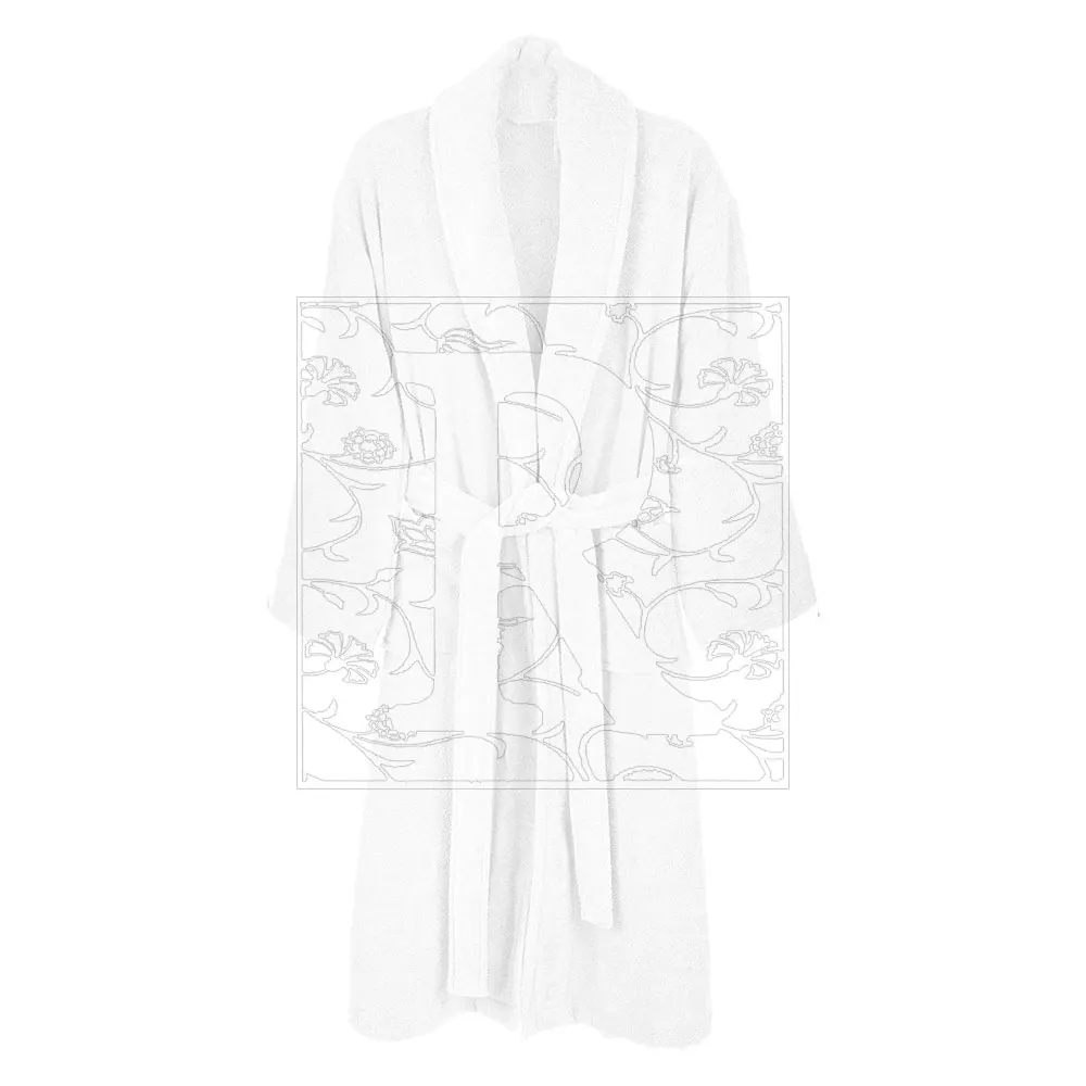2023 New Premium Quality Unisex Bathrobe White 100% Cotton Hotel Waffle Highly Demanded Premium Quality Hotel Satin Terry Bath
