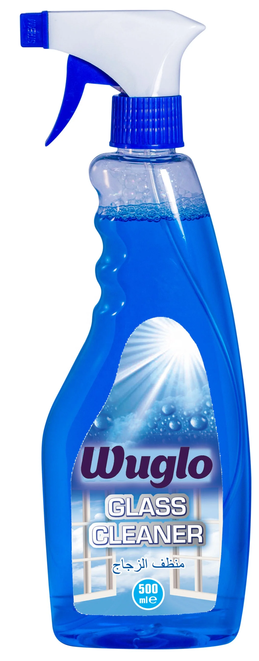 Glass Liquid Spray Cleaner Window Cleaner Detergent Hot Sale Surface Cleaning Liquid Glass Super Markets Not Support Sustainable