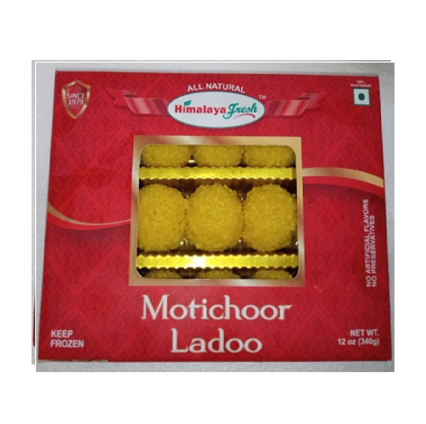 Motichoor Ladoo без химикатов, без консервантов и аутентичных индийских упаковочных продуктов от Himalya Fresh