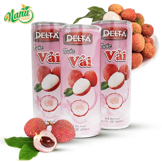  Tropical Lychee Juice Can Packing From
