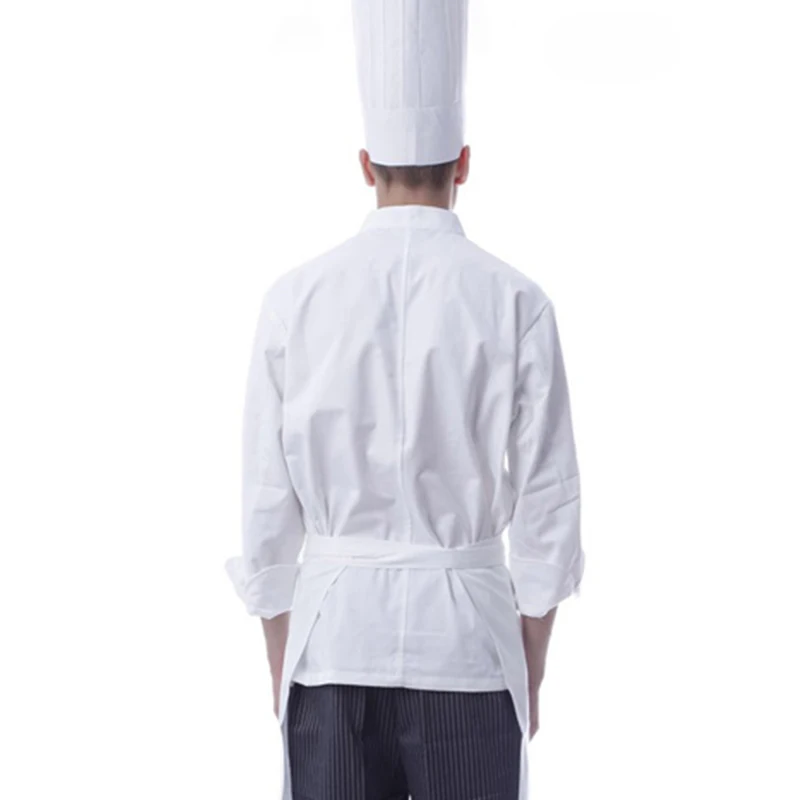  Хит продаж Высококачественная куртка шеф-повара форма для ресторана Кухонное пальто