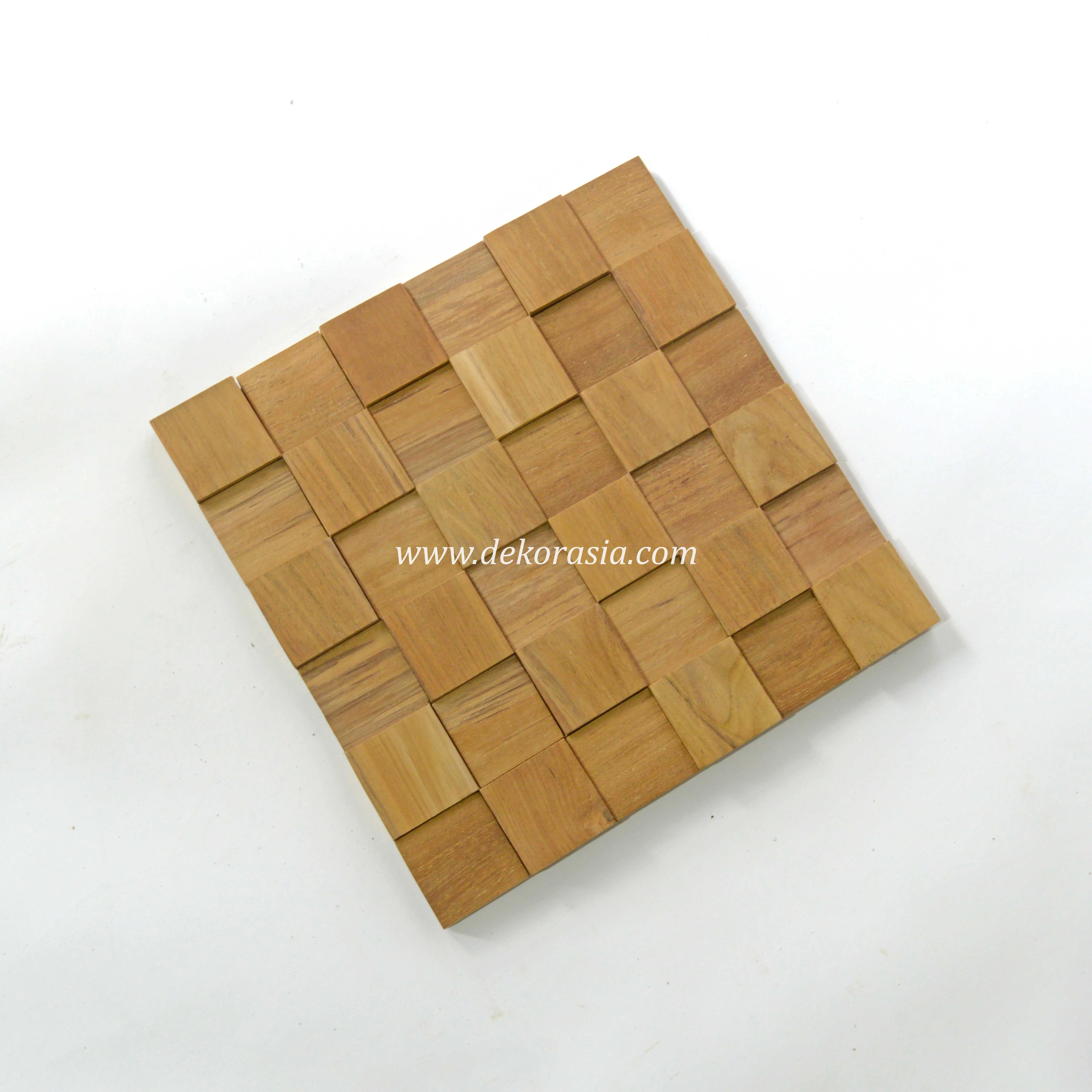 Top Quality Cube Teak for Interior/Exterior Wall Cladding Wall Panels Wall Decor Home Decoration Others Wallpapers / Wall Panels