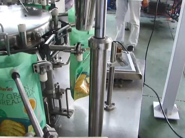 China Factory Seller Granule Pack Potato Chips Packaging Rotary Pre-made Bag Packing Machine