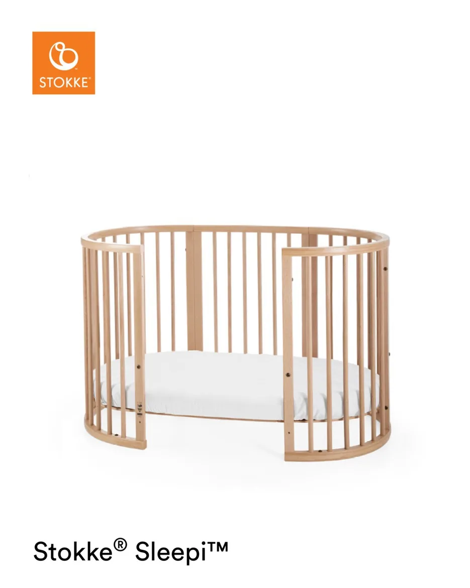 
Natural Wood Baby Bed Stokke Sleepi Baby Crib 