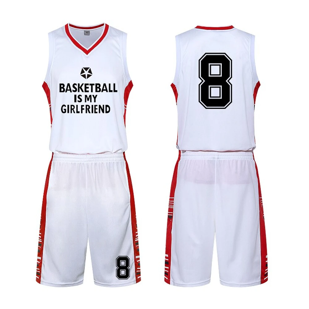 High Customized Basketball Uniform Custom 2022 Jersey Basket ball Print Your Name And Number For Men Double-sided Jersey
