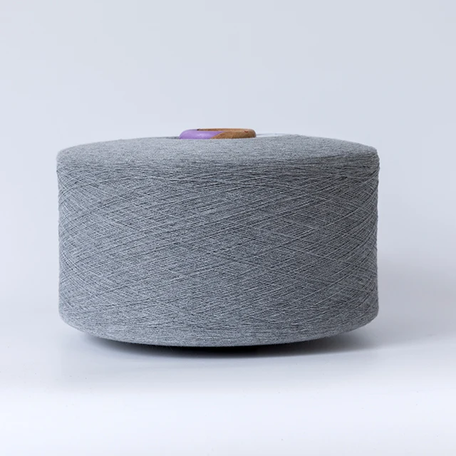 0.5s-30s Yarn Count 200-500 Twist Regenerated OE Blended Cotton Polyester Socks Yarn 50/50 For Weaving & Knitting