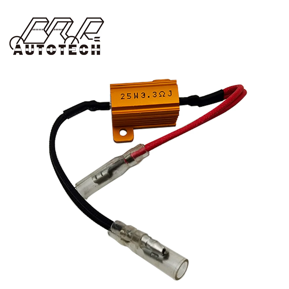 motorcycle accessories 25W 3.3 ohm universal power resistor