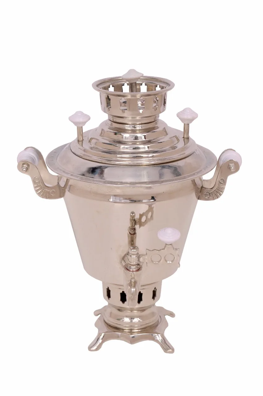Посеребренный уголь Samovar высококачественные латунные кастрюли и чайники набор питьевых колышек по привлекательной цене