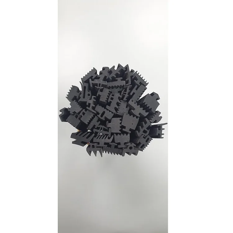 Plastic OEM Various Types Black TPV Rubber Glazing Seals Trip Rubber Product For Sliding Windows And Doors