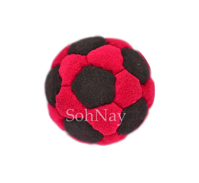 Footbag Hacky Sack 32 panels filled with Plastic Pellets Sand Metal Custom Logo Colors Bulk Wholesale Price