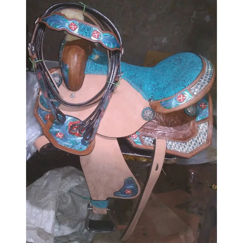 Седло из кожи в западном стиле, только дураки и лошади, седло Бромптона