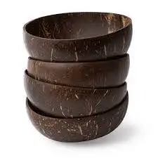 Natural Coconut Bowl Coconut Shell Bowl Small Handmade Bowl from Natural Coconuts Made in Vietnam